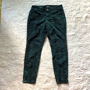 Loft velvet skinny jean
